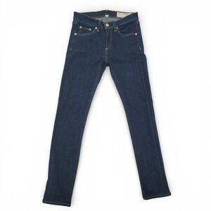 rag & bone Heritage High Rise Skinny Jeans Size 25 Dark Wash USA Made Denim
